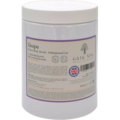 Gaia Spa telový peeling hrozno 800 ml