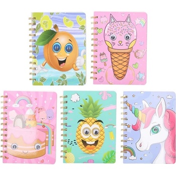 Wiky Notes W026473 skrutkovica s očima linajkovaný MIX