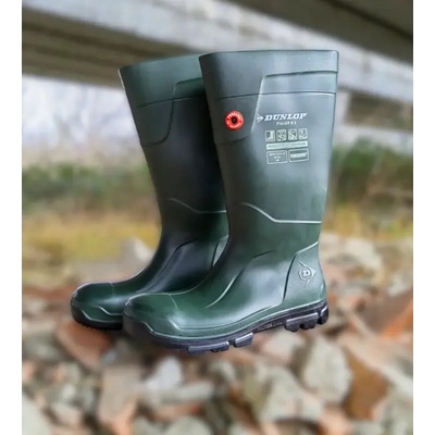 Dunlop PUROFORT FieldPro S5 holinky zelené – Zboží Mobilmania