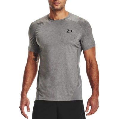 Under Armour Тениска Under Armour UA HG Armour Fitted SS Сребърно Velikost S