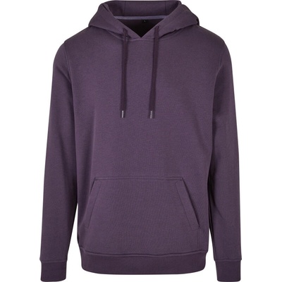 Build Your Brand pánska mikina BY011 Purple Night
