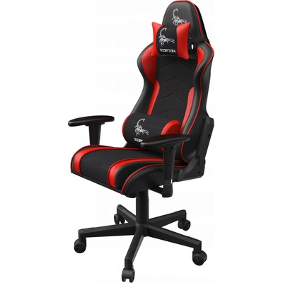 GEMBIRD SCORPION black mesh red skin accents GC-SCORPION-02X – Sleviste.cz