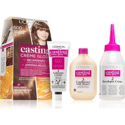 L'Oréal Casting Creme Gloss боя за коса цвят 600 Light Brown