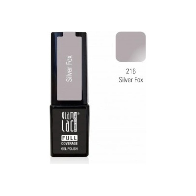 GlamLac Gel lak šedý 216 Silver Fox 6 ml