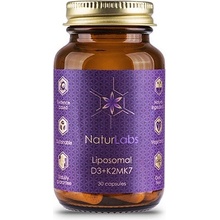 NaturLabs Liposomální Vitamín D3 + K2 30 Kapslí