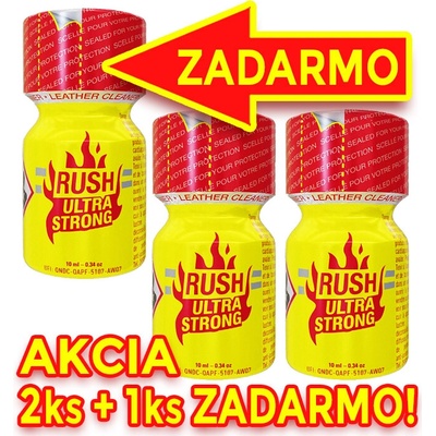 Poppers POPPERS RUSH ULTRA STRONG 2+1 3 x 10 ml