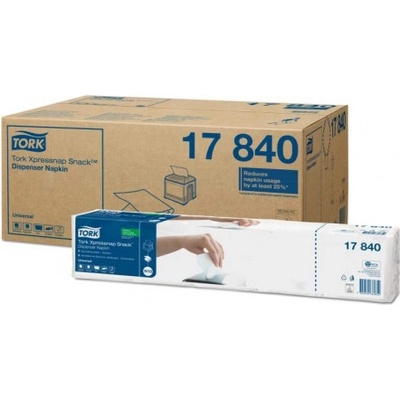 TORK Xpressnap Snack ubrousky N10 9000ks 21,6x21,6cm 40 bal. bílé 17840