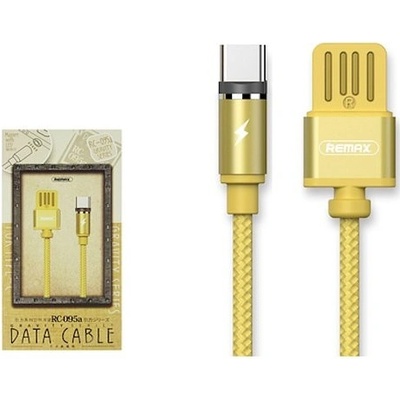 Remax RC-095a USB-C datový s LED light magnetický, zlatý