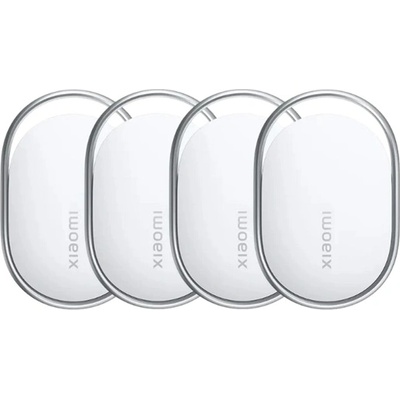 Xiaomi TAG bluetooth проследяване за 4pcs ключодържател, IP67 водоустойчив, БЯЛ (BHR08SKGL)