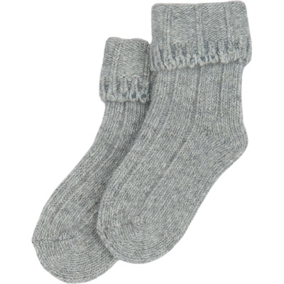 Minipop detské merino ponožky MP71 sivé Light Grey Melange