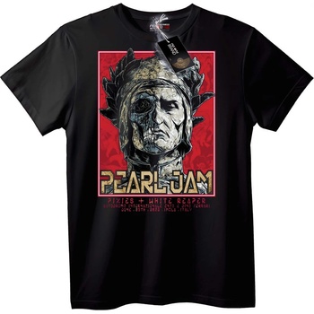 NOONEBRAND Тениска Концерт на Pearl Jam - S, Black