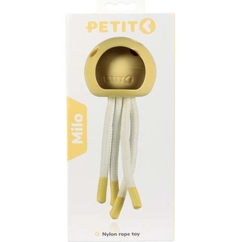 EBI PETIT MILO Hryzátko pre šteňatá a dospelých psov malých plemien žltá chobotnica 18 x 7 x 7 cm