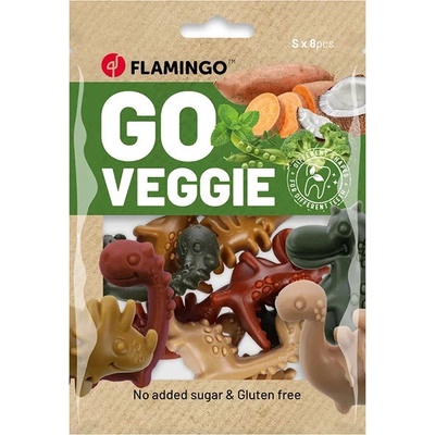 FLAMINGO Go Veggie Dino Mix S 8 ks 120 g