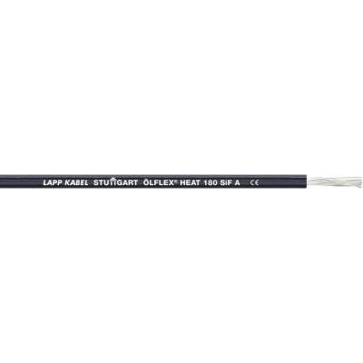 Lapp 1249527/100 vysokoteplotní vodič HEAT 180 SiF A1 x 4 mm² černá 100m