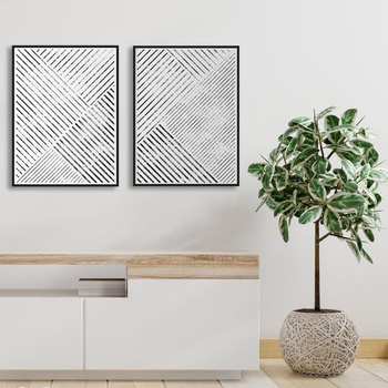 Decono Картини Черно-бяла Мозайка