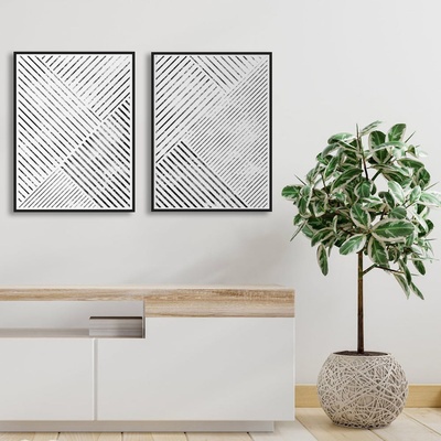 Decono Картини Черно-бяла Мозайка