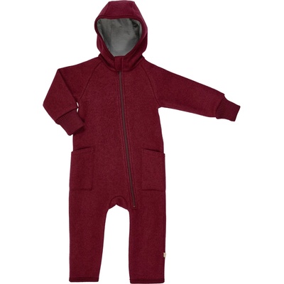 disana Детски цял костюм disana Kid's Zipp-Overall Overall - Cassis - размер 86/92 (EU) (704-4405-0314)