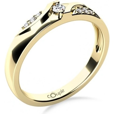 Couple zásnubní prsten Peyton žluté zlato se zirkony 585 68 1 4249.0Z00.0.50.001