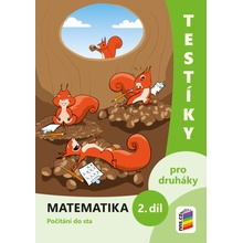 Testíky pro druháky – matematika, 2. díl barevný pracovní sešit