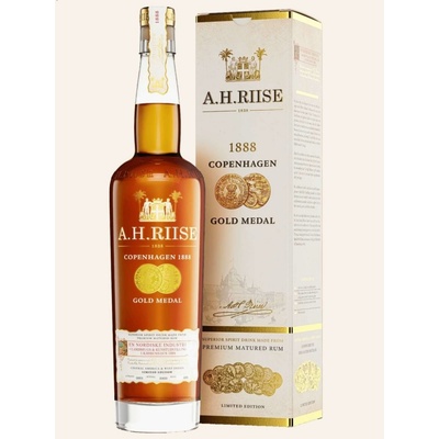 A.H. Riise 1888 Copenhagen Gold Medal 40% 0,7 l (karton) – Zboží Dáma