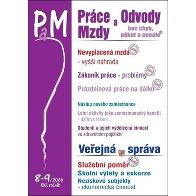 Práce a mzdy 8-9/2026