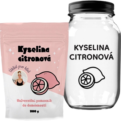 Úklid pro klid Kyselina citrónová 1 kg – Zboží Dáma