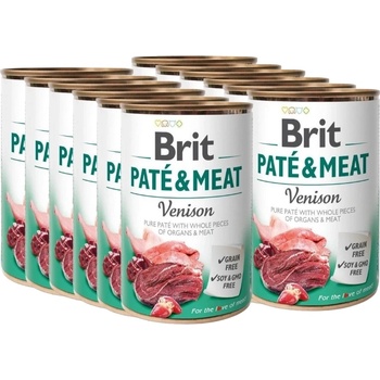 Brit Брит пате и месо олен 12x400г