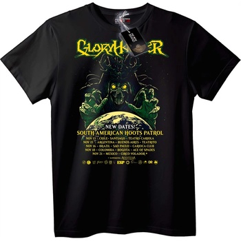 NOONEBRAND Тениска Gloryhammer Южна Америка турне - XS, Black