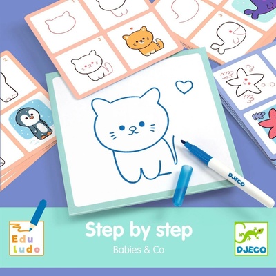 Djeco Kreslení Step by step Mláďátka