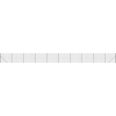zahrada-XL Drátěný plot s přírubami antracitový 1,6 x 25 m