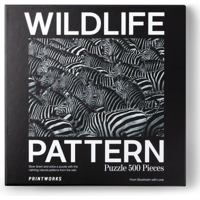 Printworks Vzory divočiny Zebra 500 dielov