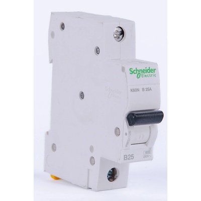 Schneider Electric 1P B25A K60N 6kA A9K01125
