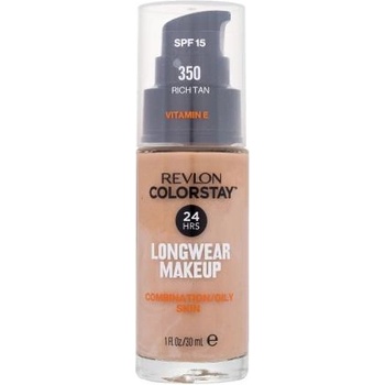 Revlon Colorstay Combination Oily Skin SPF15 фон дьо тен за комбинирана към мазна кожа 30 ml нюанс 350 Rich Tan