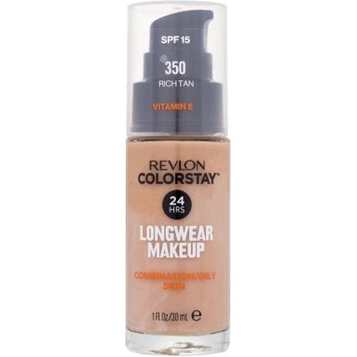 Revlon Colorstay Combination Oily Skin SPF15 фон дьо тен за комбинирана към мазна кожа 30 ml нюанс 350 Rich Tan