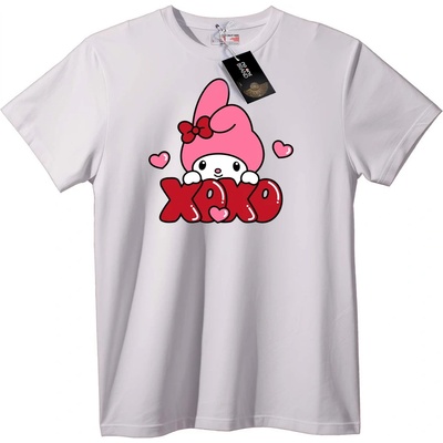NOONEBRAND Тениска Сладка My Melody XOXO - XL, White