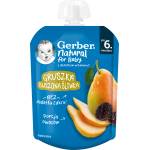 Nestle Пюре от круша и сушени сливи Nestlе Gerber - Пауч 6+ месеца, 80 g (12513307) - ozone
