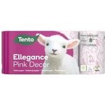 Tento Тоалетна хартия Elegance 8 бр. 3V Розова Декорация