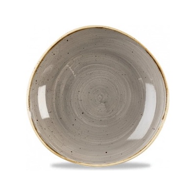 Churchill 1795 Stonecast Peppercorn grey 25,3 cm Mísa organic ručně zdobená