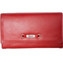 velmi příjemná kvalitní kožená HMT peněženka červená