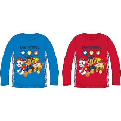 Eplus tričko s dlhým rukávom Paw Patrol červené