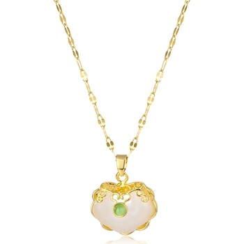 HARAHU Колие ye-20973 - Златен kp20973 (ye-20973)