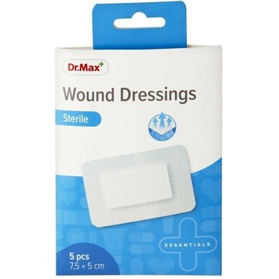 Dr.Max Wound Dressings Sterile 7,5 x 5 cm 5 ks