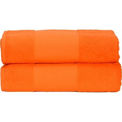 A&R froté osuška na potisk Print-Me 450 g/m 70 x 140 cm oranžová výrazná