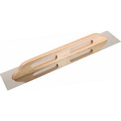 Těsmat cz Hladítko nerez rovné 60x13cm, dřevěná rukojeť TESD3055