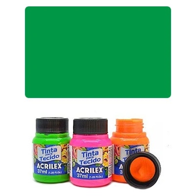 ACR Farba na textil 37 ml Fluorescent Green 101