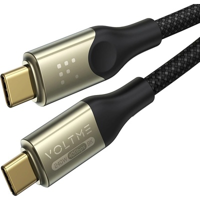 Voltme C2198 Powerlink Utron Series USB-C/USB-C, CTC 5A/240W, 1,2m, černý