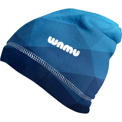 Wamu Fleecová čepice dětská Mozaika modrá