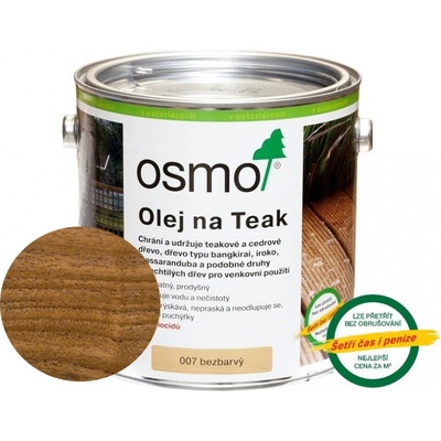 Osmo 007 Terasový olej 25 l Teak