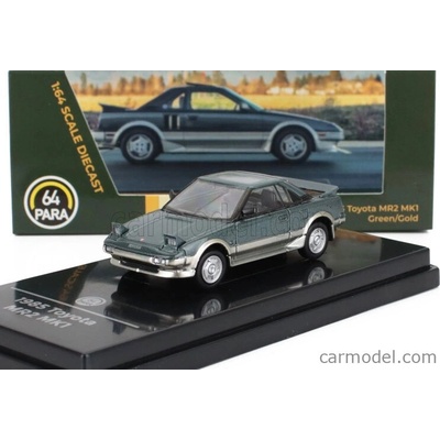 Paragon models Toyota Mr2 Mki Lhd 1985 Zelené Zlato 1:64