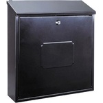 Rottner Rottner caorle - Пощенска метална кутия. С размери: 395х365х115(ВхШхД). Цвят: черен (caorle)